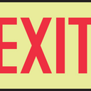 Lumi-Glow Safety Sign: Exit – Signs & Labels