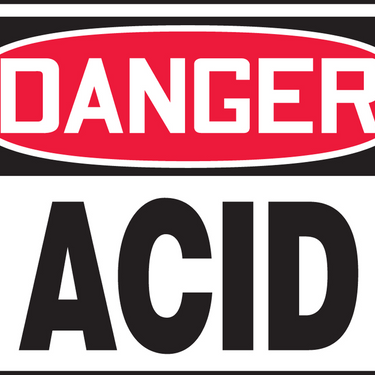 OSHA Danger Safety Sign: Acid – Signs & Labels