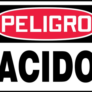 OSHA Danger Safety Sign: Acid – Signs & Labels