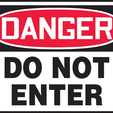OSHA Danger Safety Sign: Do Not Enter – Signs & Labels