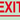 Glow-In-The-Dark Safety Sign: Exit (with Arrowheads)