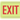 Lumi-Glow Plus™ Safety Sign: Exit