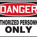 OSHA Danger Safety Sign: Authorized Personnel Only – Signs & Labels