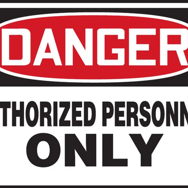 OSHA Danger Safety Sign: Authorized Personnel Only – Signs & Labels