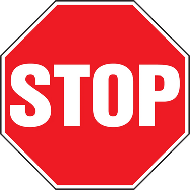 Facility Safety Sign: Stop – Signs & Labels