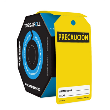 OSHA Caution Tags By-The-Roll: Blank – Lockout/Tagout