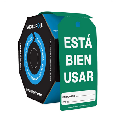 Tags By-The-Roll: OK To Use – Lockout/Tagout