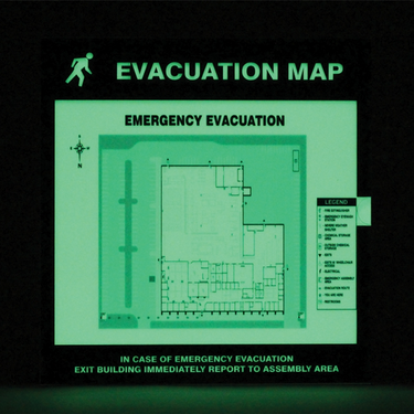 Emergency Evacuation Signs Map Holders: In Case Of Emergency – Signs & Labels