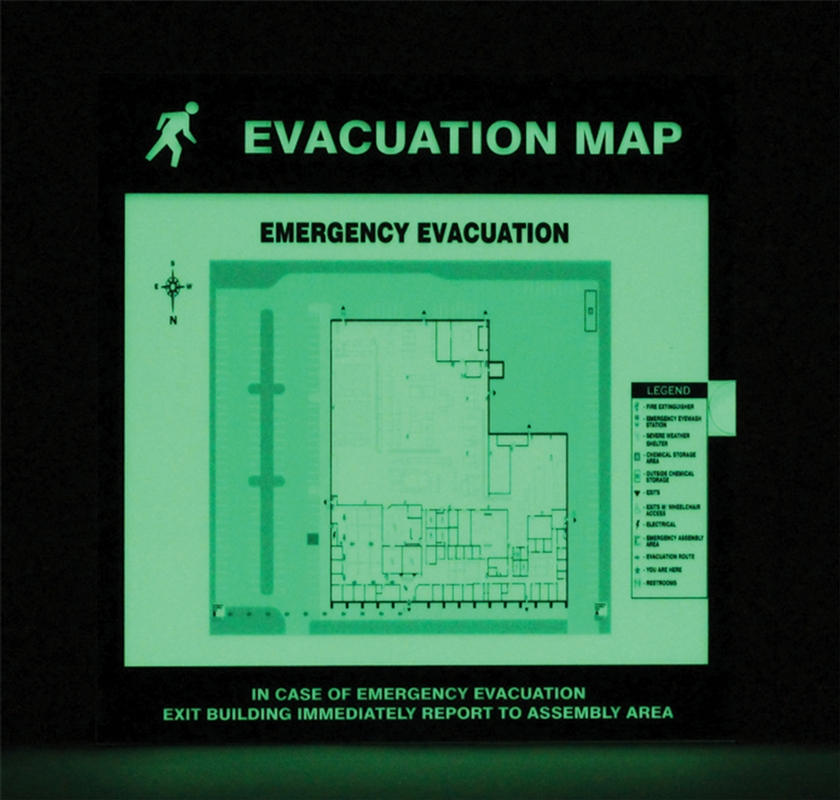 Emergency Evacuation Signs Map Holders: In Case Of Emergency – Rhino ...