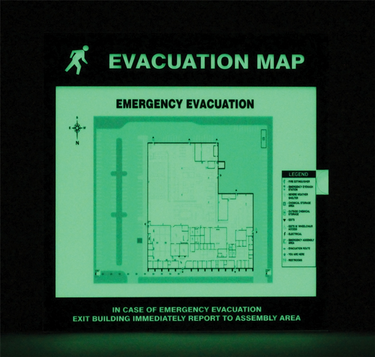 Emergency Evacuation Signs Map Holders: In Case Of Emergency – Signs & Labels