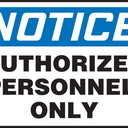 OSHA Notice Safety Sign: Authorized Personnel Only – Signs & Labels