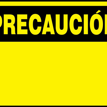 OSHA Caution Safety Sign Blank – Signs & Labels