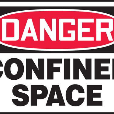 OSHA Danger Safety Sign: Confined Space – Signs & Labels