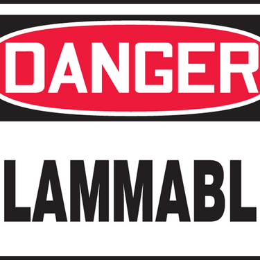 OSHA Danger Safety Sign: Flammable – Signs & Labels