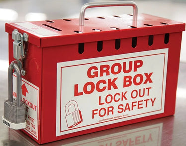 Portable Group Lockout Box – Lockout/Tagout