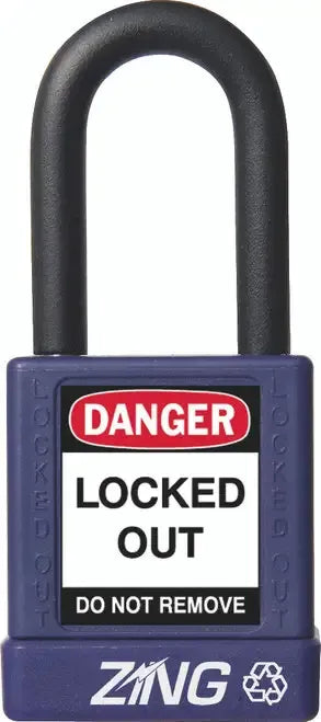 ZING Recyclockout Safety Padlock – Lockout/Tagout